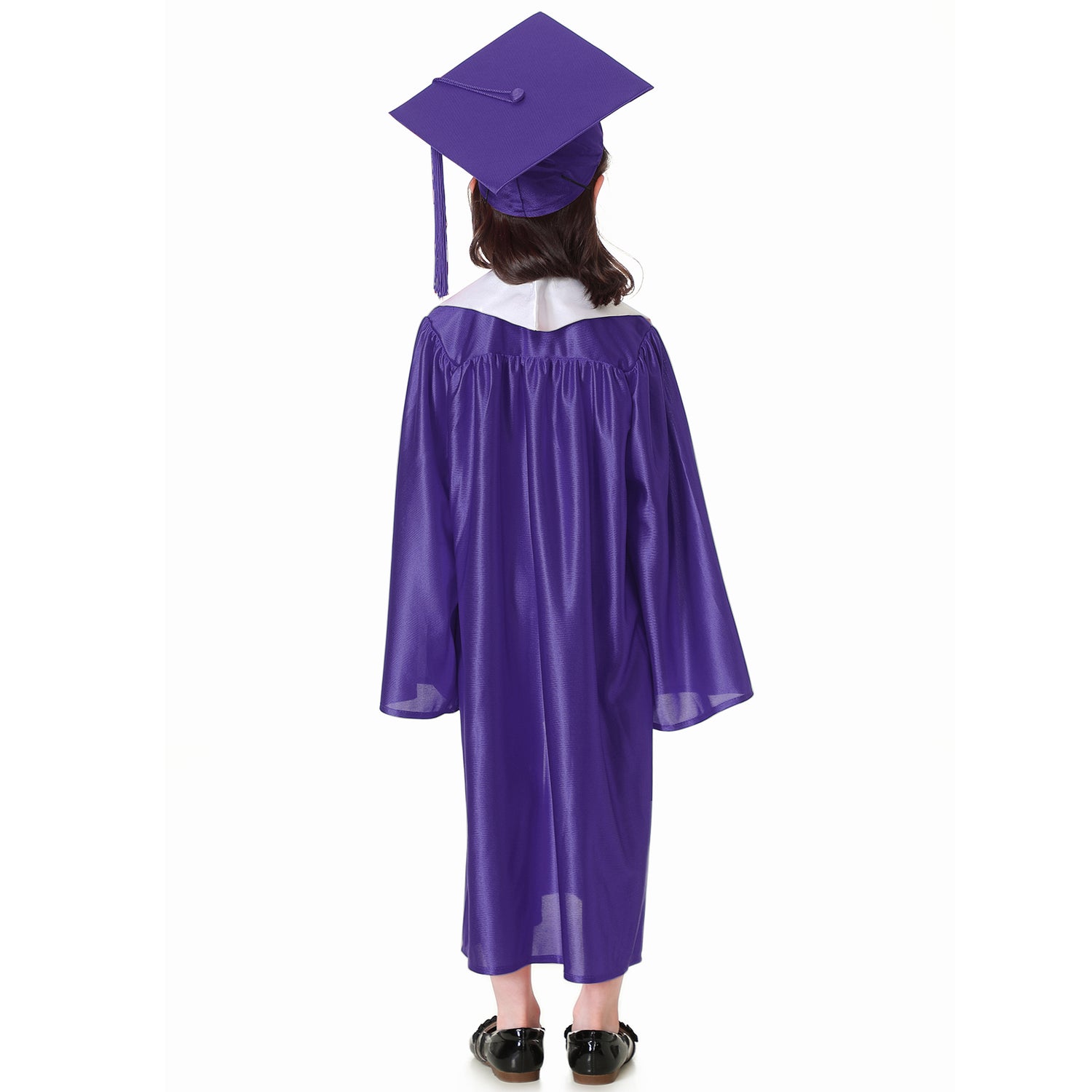 Graduation Cap and Gown Purple Class of 2024 Graduation Stole