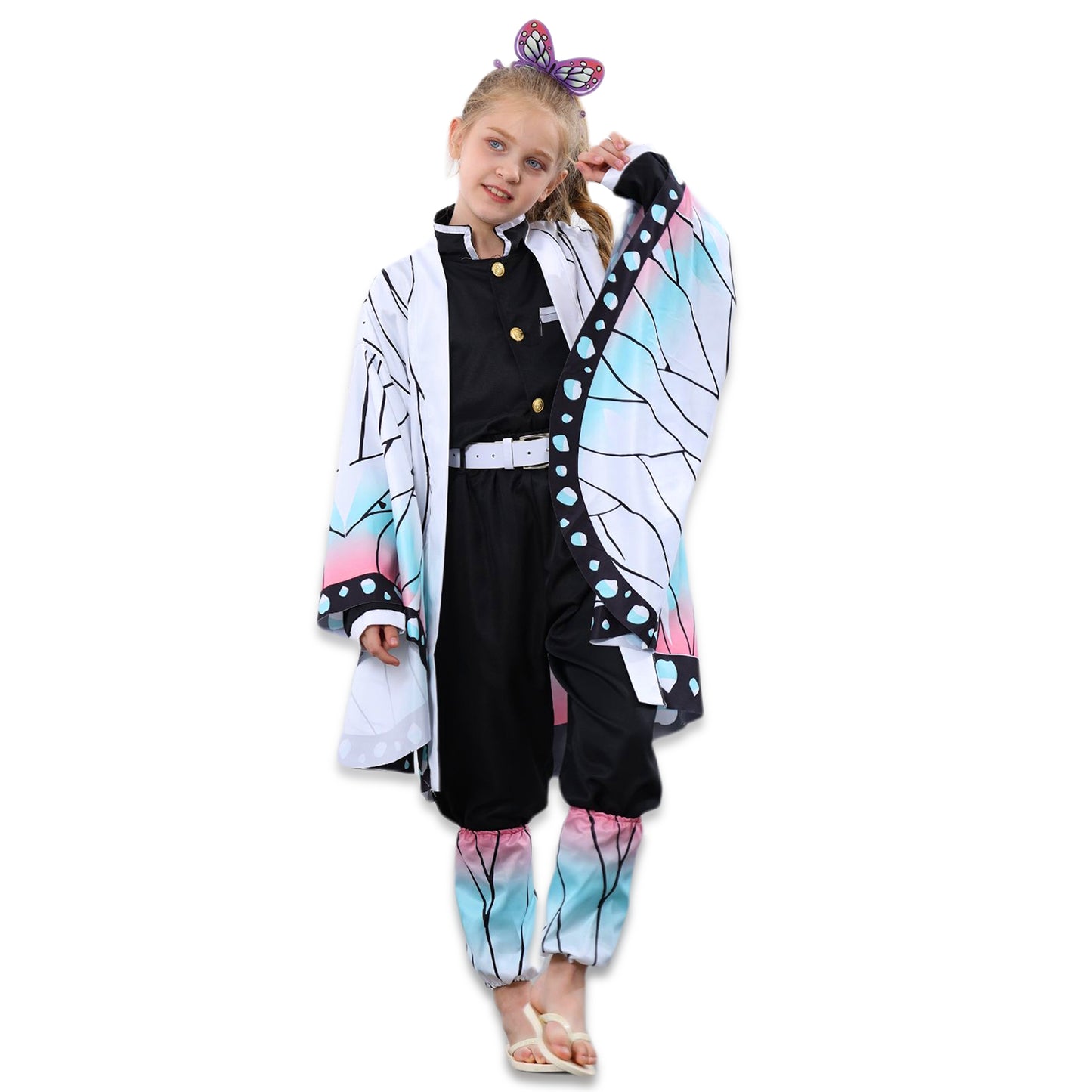 Cosplay Costume kimono Anime Cloak Outfit Christmas Thanksgiving Day Dress Uniform for Kids Girls and Women