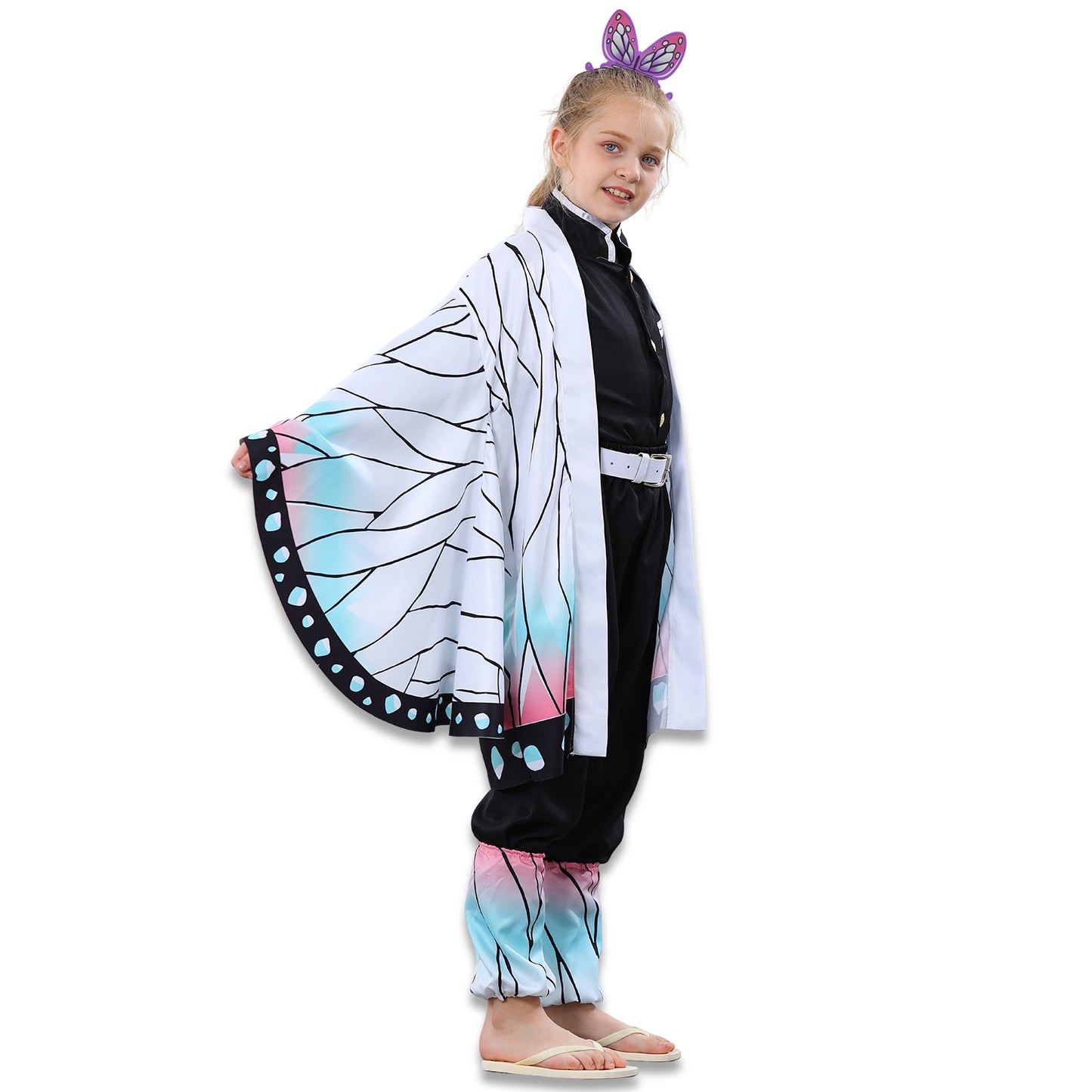 Cosplay Costume kimono Anime Cloak Outfit Christmas Thanksgiving Day Dress Uniform for Kids Girls and Women