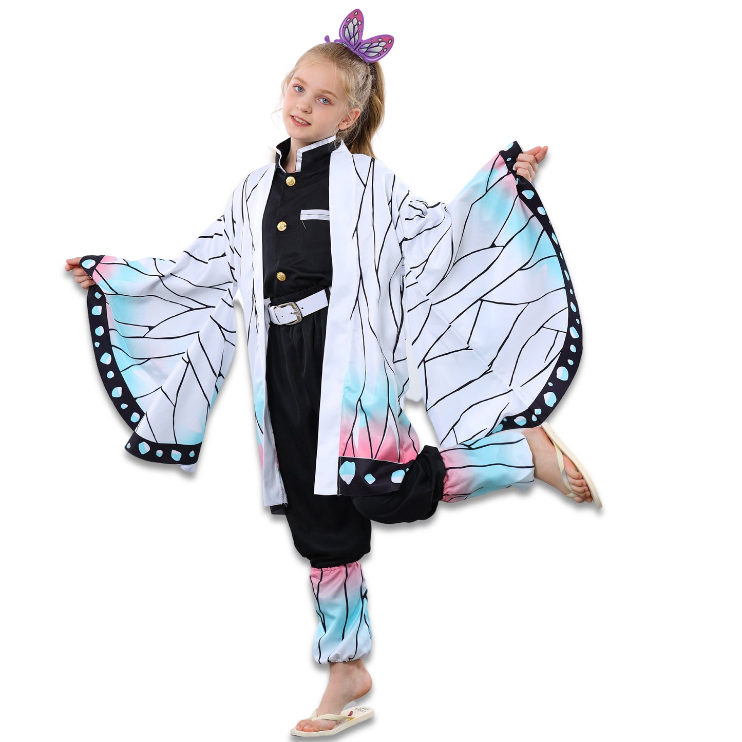 Cosplay Costume kimono Anime Cloak Outfit Christmas Thanksgiving Day Dress Uniform for Kids Girls and Women