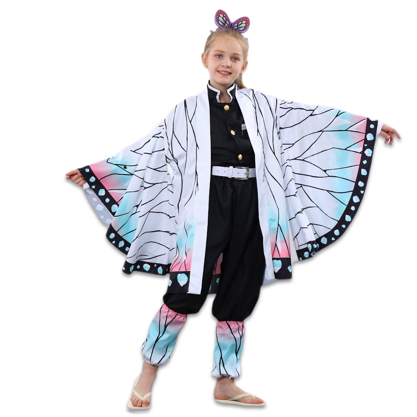 Cosplay Costume kimono Anime Cloak Outfit Christmas Thanksgiving Day Dress Uniform for Kids Girls and Women