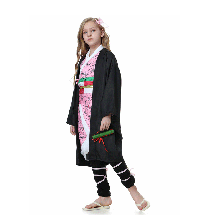 Cosplay Costume Kimono Anime Cosplay Outfits Cape Christmas Thanksgiving Day Uniform for Kids Girls and Women