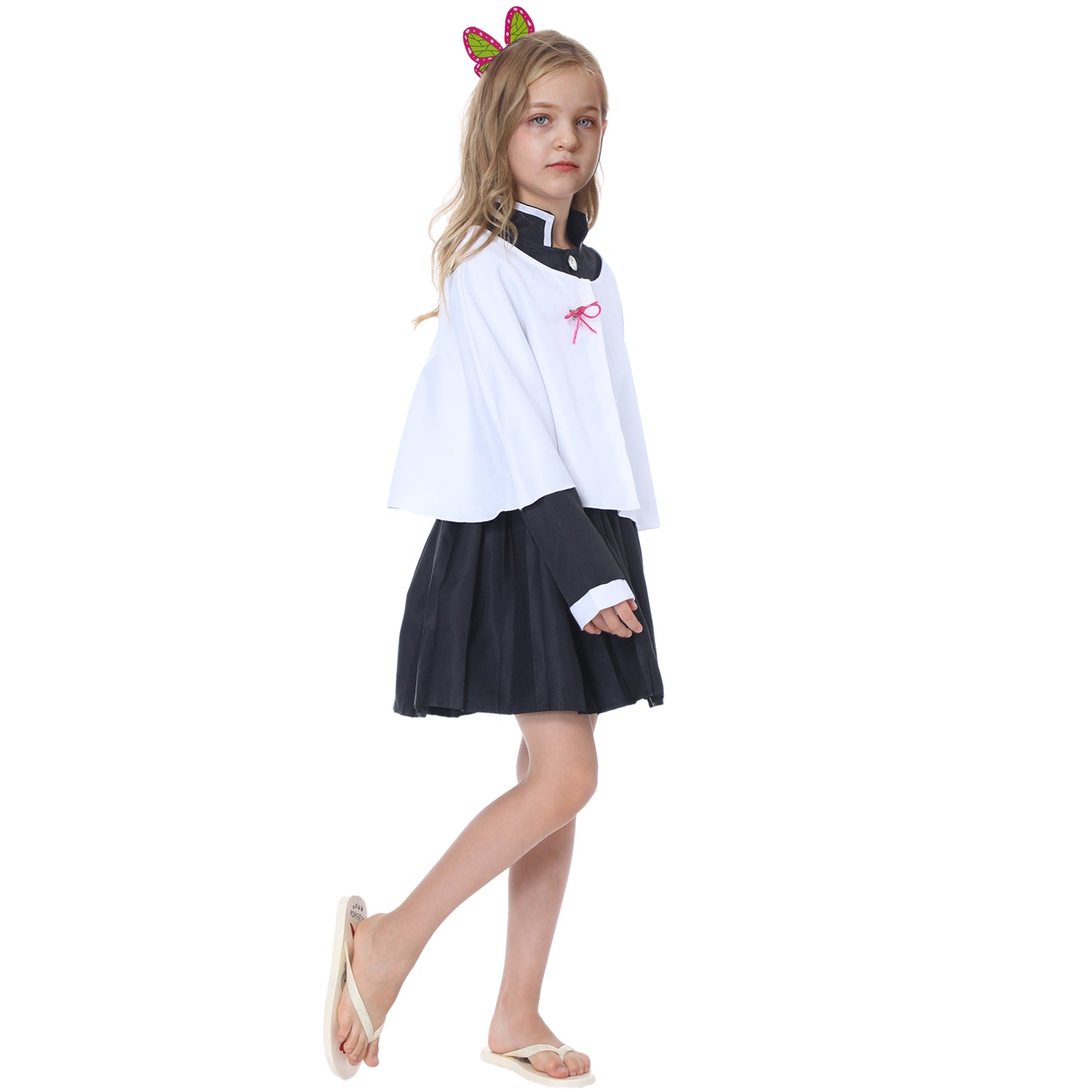 Cosplay Costume Kimono Cosplay Outfits Chriatmas Uniform Thanksgiving Day Cape for Kids Girls and Women