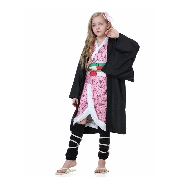 Cosplay Costume Kimono Anime Cosplay Outfits Cape Christmas Thanksgiving Day Uniform for Kids Girls and Women