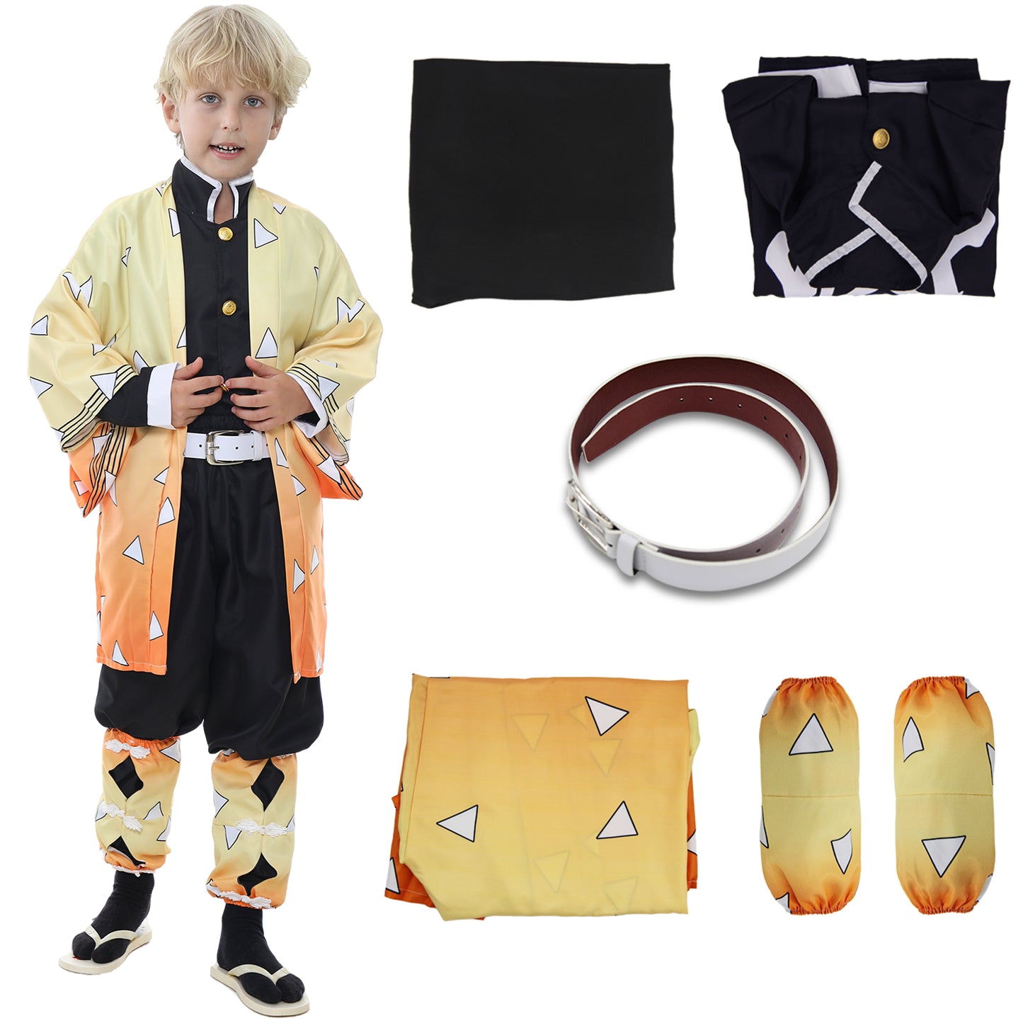 Cosplay Costume Kimono Outfits Christmas Uniform Thanksgiving Day Cape for Kids Boys and Men