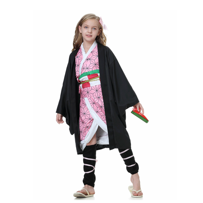 Cosplay Costume Kimono Anime Cosplay Outfits Cape Christmas Thanksgiving Day Uniform for Kids Girls and Women