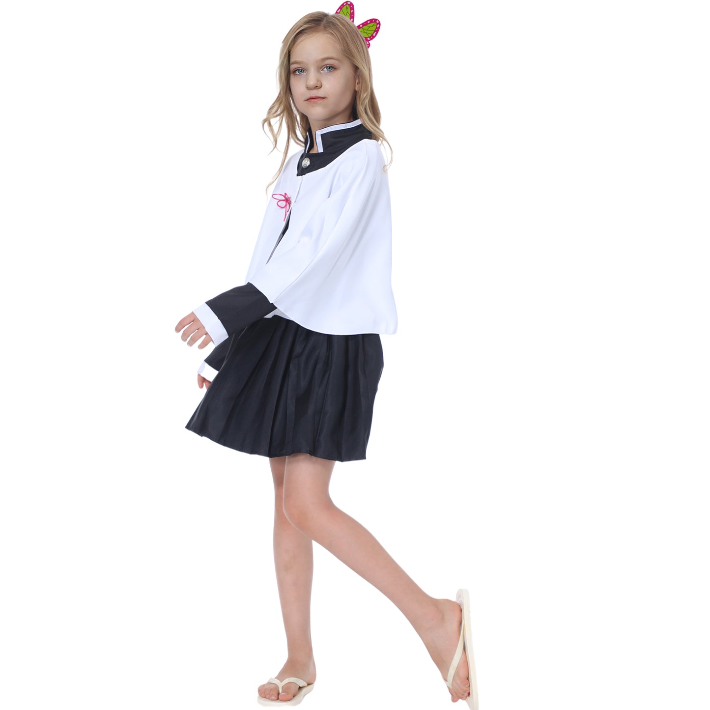 Cosplay Costume Kimono Cosplay Outfits Chriatmas Uniform Thanksgiving Day Cape for Kids Girls and Women