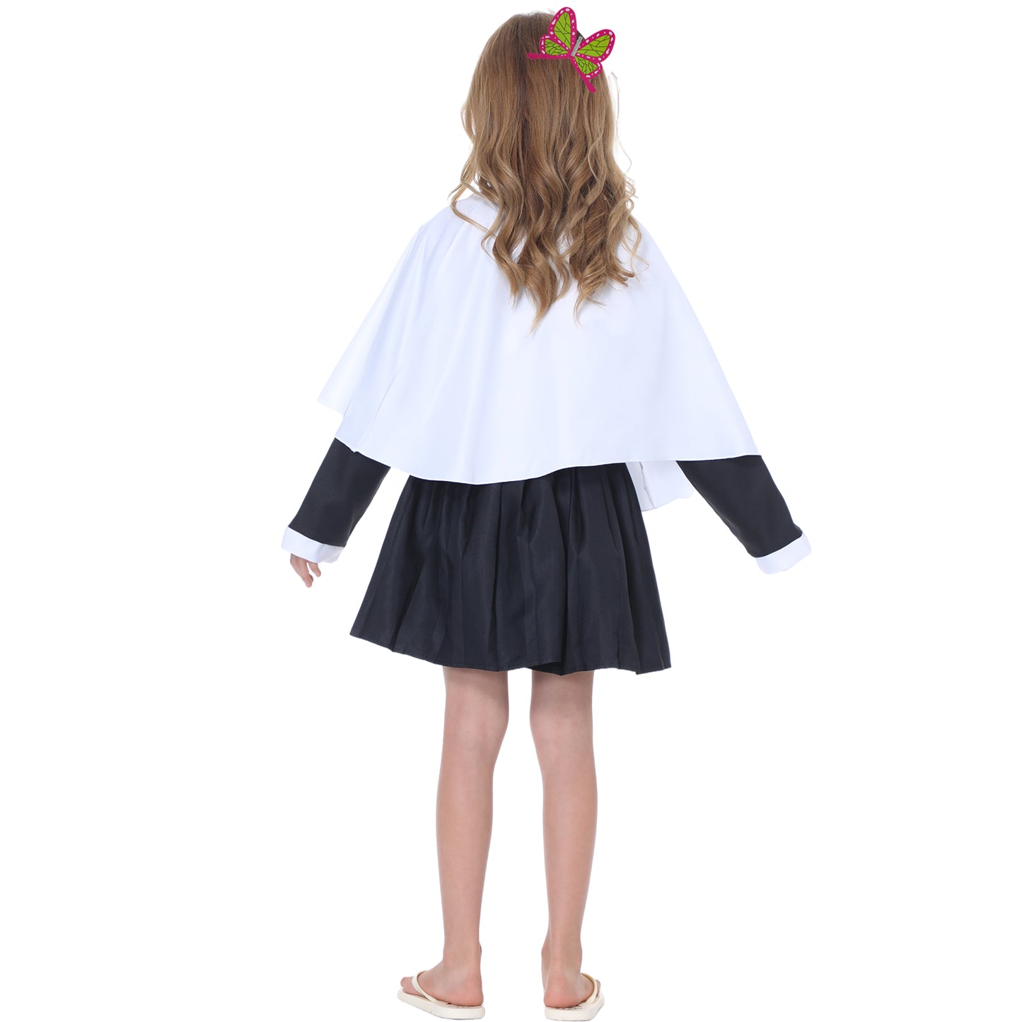 Cosplay Costume Kimono Cosplay Outfits Chriatmas Uniform Thanksgiving Day Cape for Kids Girls and Women