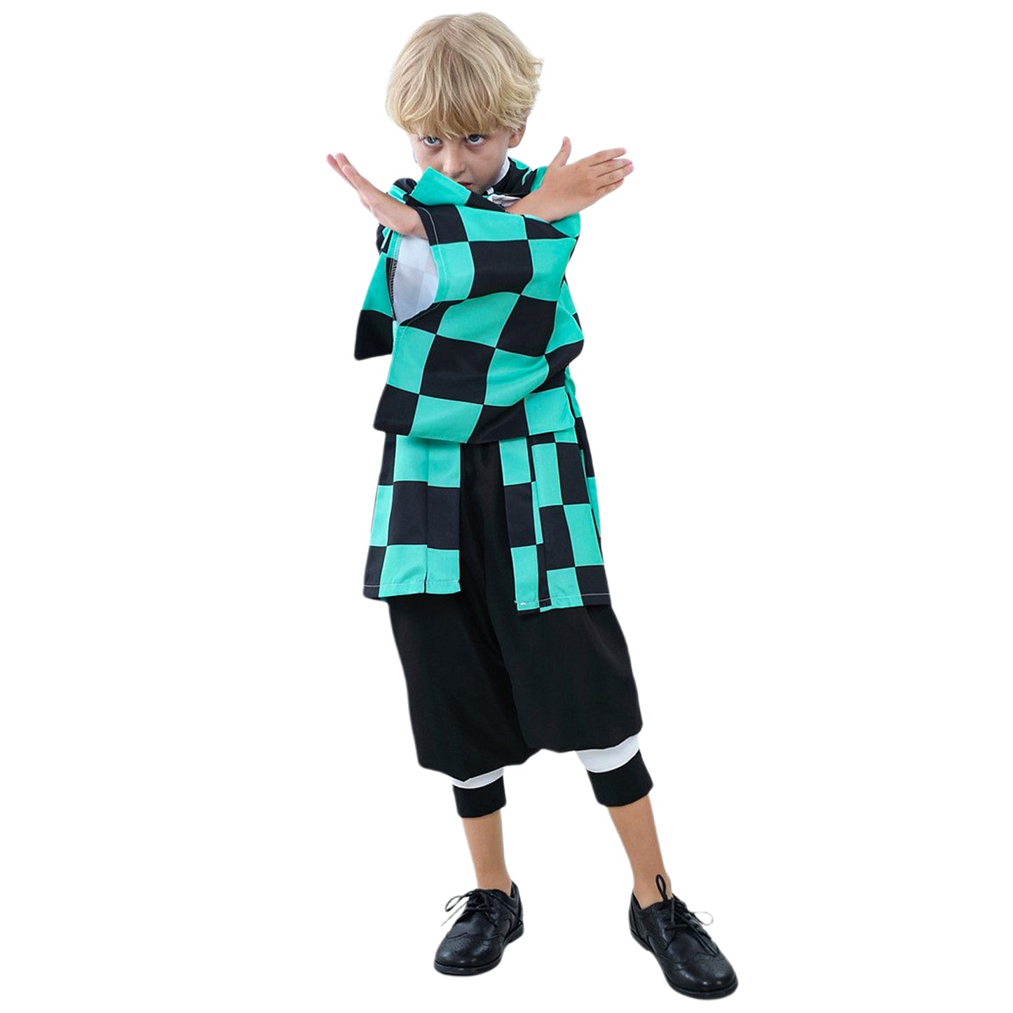 Anime Cosplay Costume Tanjirou Cosplay Outfits Christmas Thanksgiving Day Kimono for Kids Boys and Men…