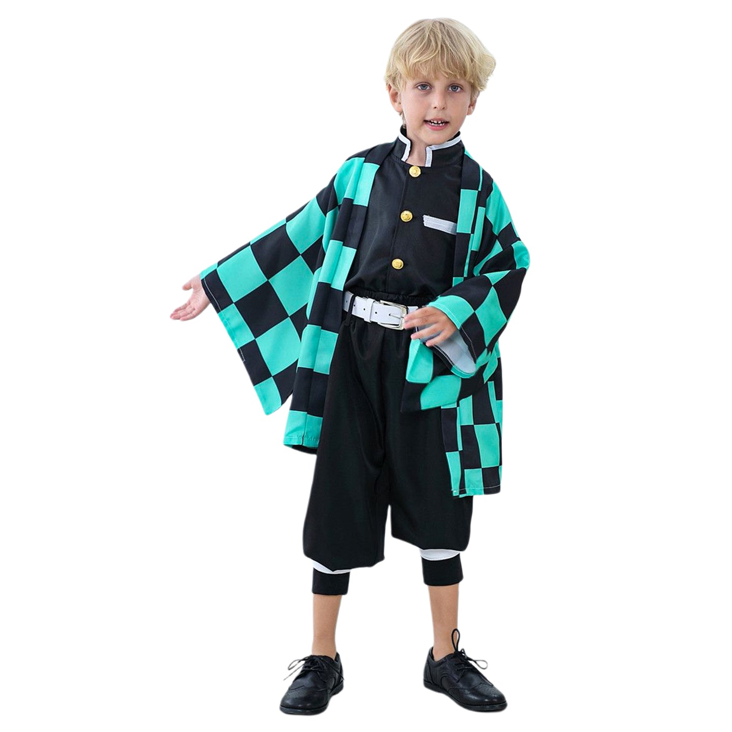 Anime Cosplay Costume Tanjirou Cosplay Outfits Christmas Thanksgiving Day Kimono for Kids Boys and Men…