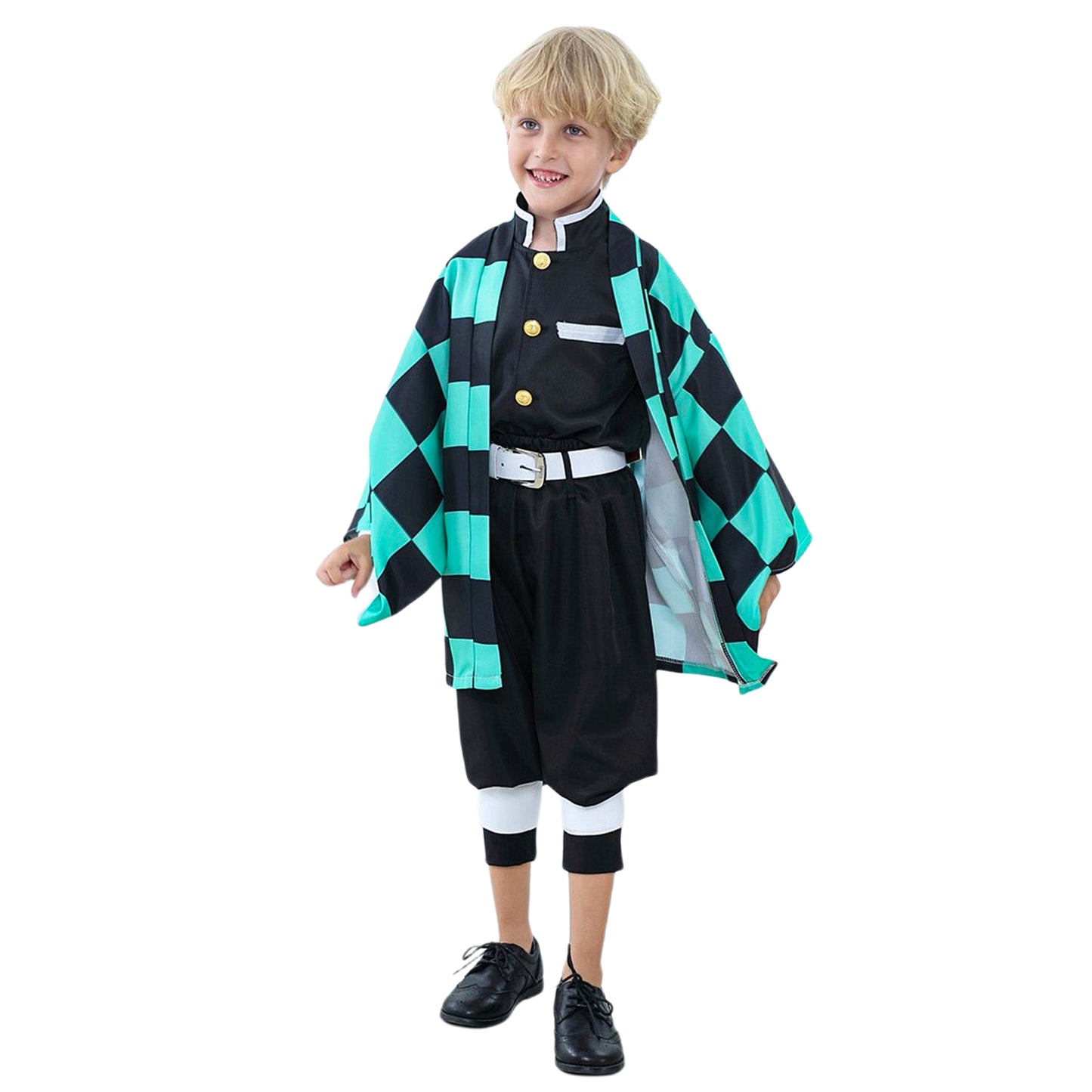 Anime Cosplay Costume Tanjirou Cosplay Outfits Christmas Thanksgiving Day Kimono for Kids Boys and Men…