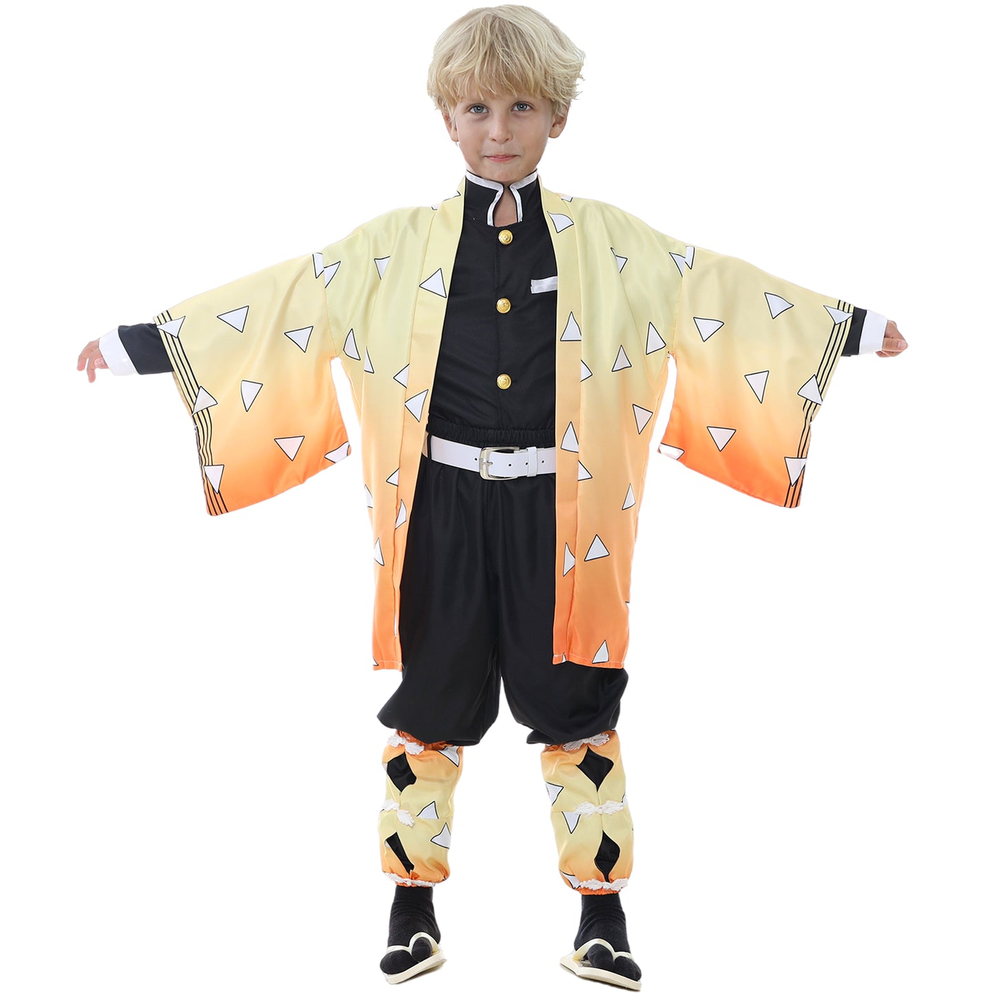 Cosplay Costume Kimono Outfits Christmas Uniform Thanksgiving Day Cape for Kids Boys and Men