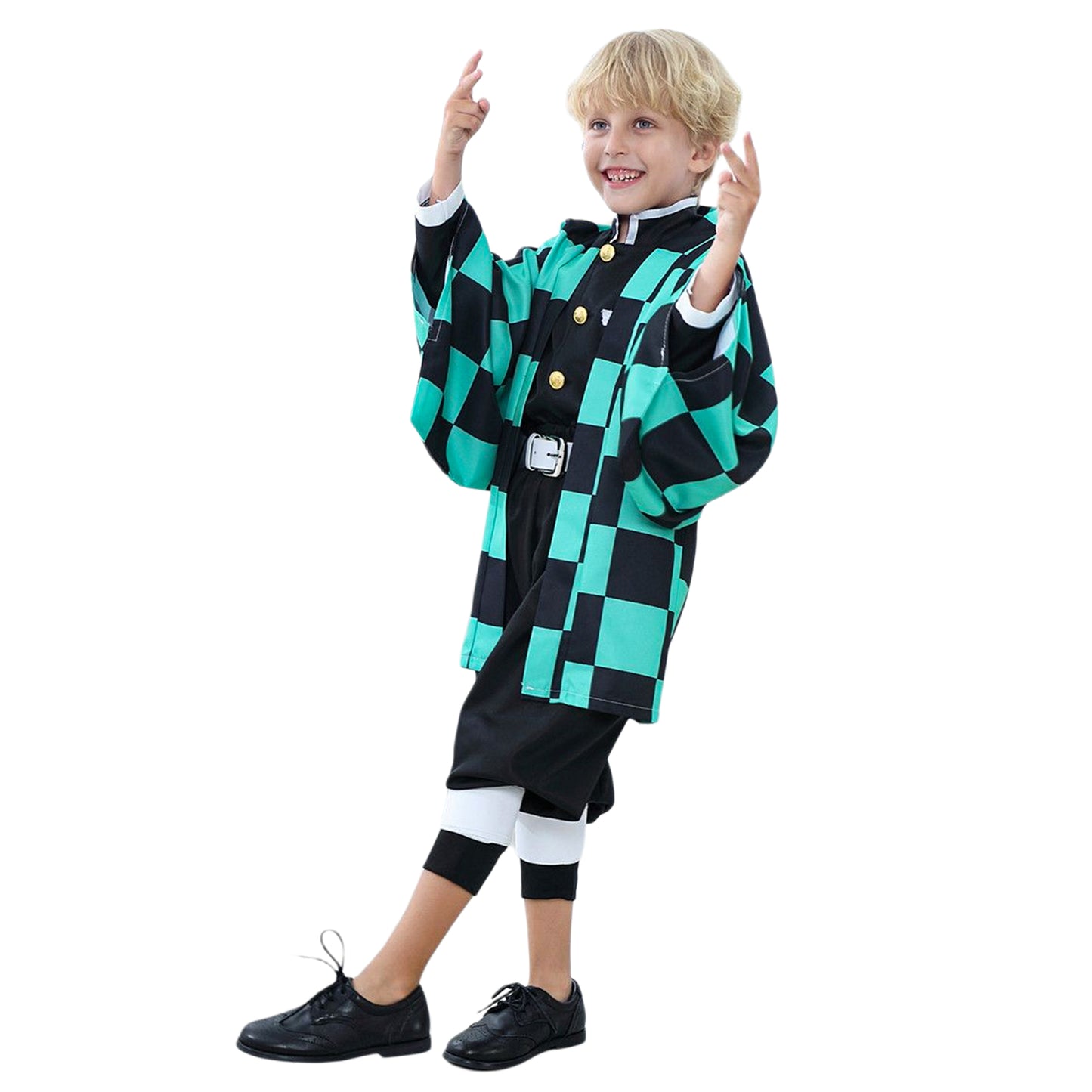 Anime Cosplay Costume Tanjirou Cosplay Outfits Christmas Thanksgiving Day Kimono for Kids Boys and Men…